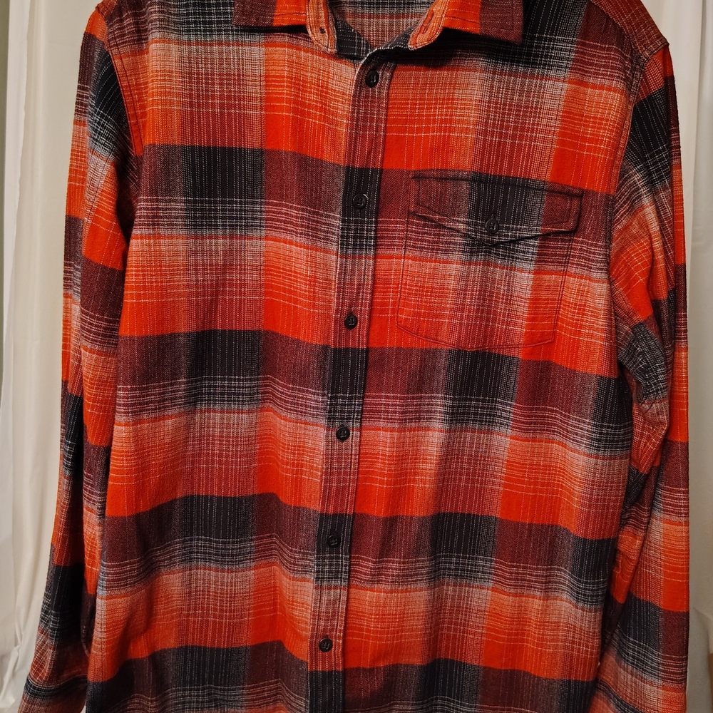 Men's Red Plaid Shirt